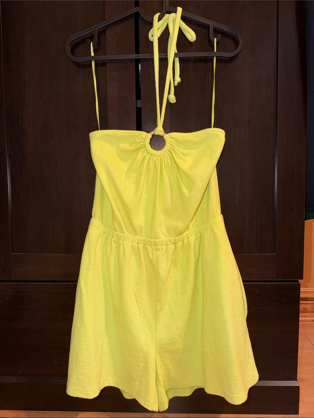 OLD NAVY yellow green Halter Romper - Bright Summer